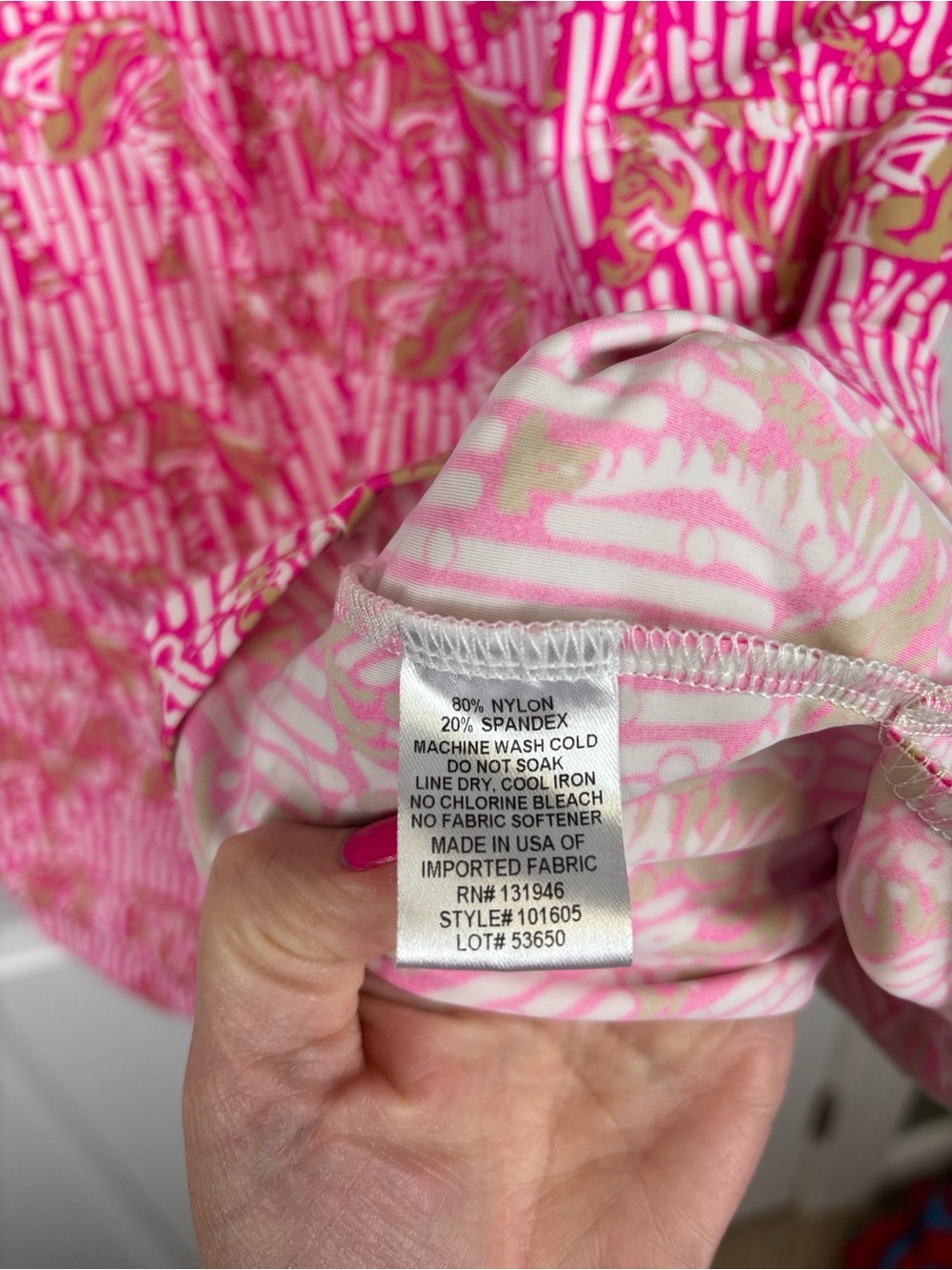 Jude Connally pink hidden zebra dress sz xl - Picture 6 of 8